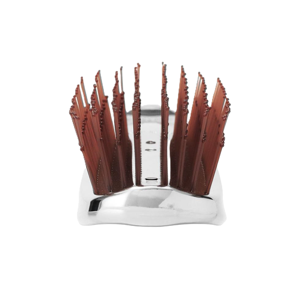 Японская расческа S-HEART-S Scalp Brush CHROME средняя жесткость
