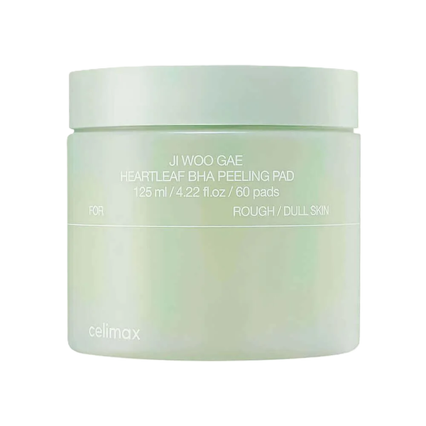 Отшелушивающие пэды с экстрактом хауттюйнии Celimax Ji Woo Gae Heartleaf BHA Peeling Pad 60 шт