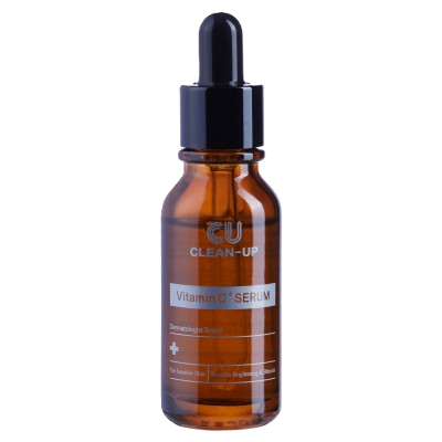 Сыворотка на основе стабилизированного витамина С 4,5% и идебеноном CUSKIN CLEAN-UP Vitamin C+ Serum, 20 мл
