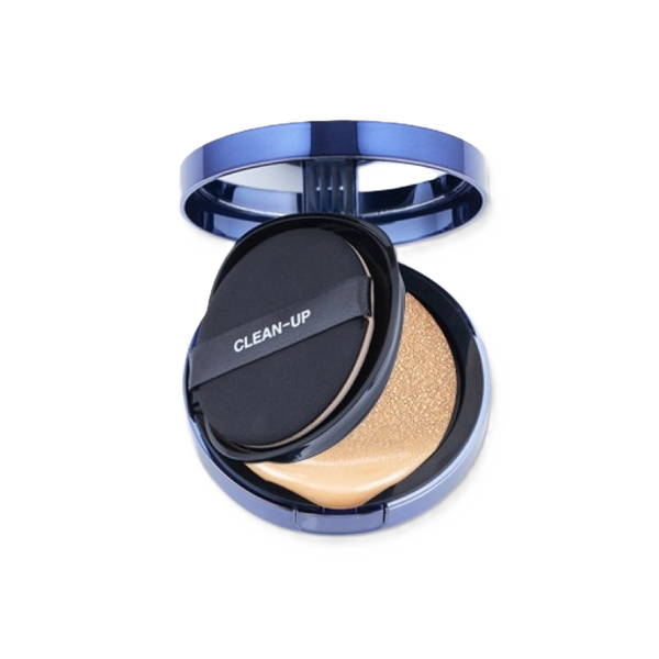Антивозрастной тональный крем-кушон 19 тон CUSKIN Clean-Up Skinfit Cushion Pact SPF 50 PA++++