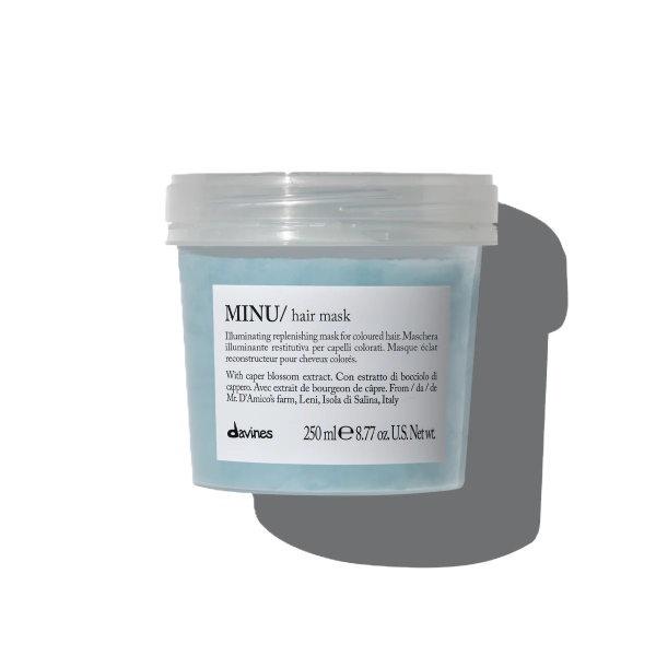Восстанавливающая маска для окрашенных волос Davines Minu Illuminating Replenishing Hair Mask 