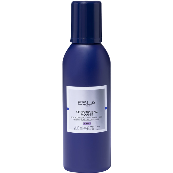 Фиолетовый кондиционер-мусс для нейтрализации желтых оттенков Purple Conditioning Mousse Purple ESLA