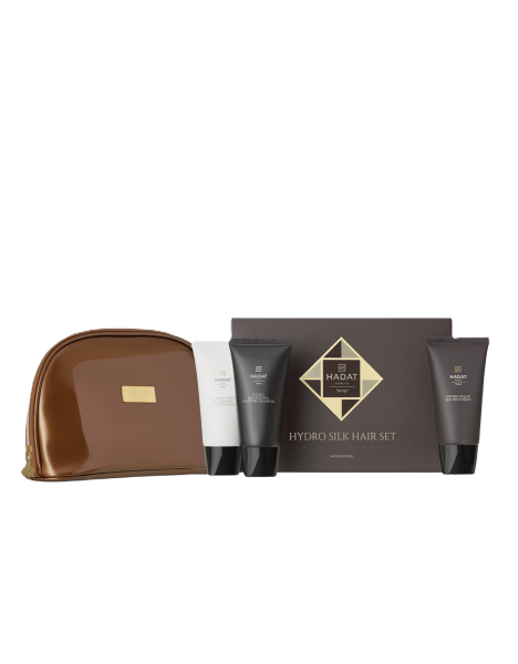 ТРЕВЕЛ НАБОР HADAT COSMETICS ЖИДКИЙ ШЕЛК HYDRO SILK HAIR SET